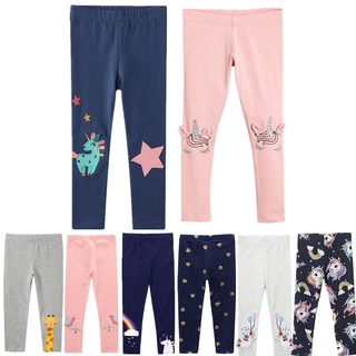 WFRV Kids Unicorn Leggings Children 3-8 Yearrs Autumn Winter Clothes Boys Rainbow Pants Tight Trouser For Girls