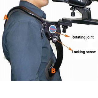 QZSD Q440 By Mastersat ขาตั้งกล้อง ขาแบกกล้อง ถ่ายวีดีโอ Support Camera stabilizer มีเพลทติดกล้อง ถ่ายภาพได้นิ่งขึ้น