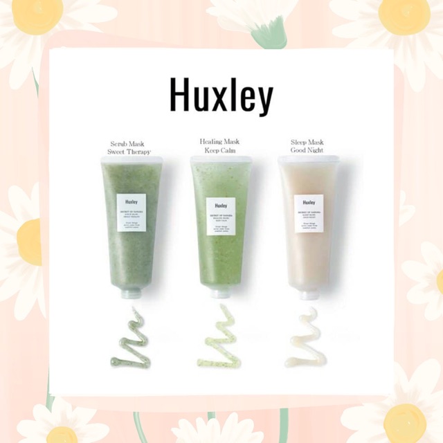 💫 HUXLEY scrub / healing / sleeping mask 30g.