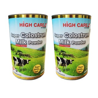 🔥🔥High care Colostrum milk powder 6000 IgG โคลอสตรุ้ม มิลล์พาวเดอร์  จำนวน 2 กระปุก Exp 08/2025