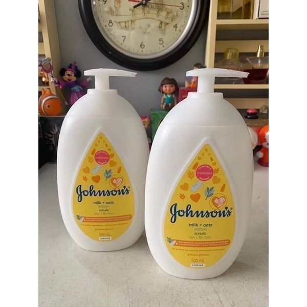 Johnson’s milk+oats lotion2021