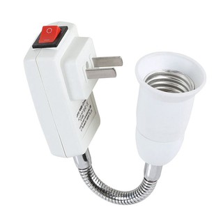 E27 Socket Adapter with On / Off Switch to US