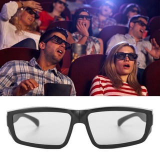 แว่นตา3D Polarized Passive 3D แว่นตาสำหรับ 3D ทีวีจริง 3D Cinemas Universal Polarized Passive 3D Glassesfor 3D TV