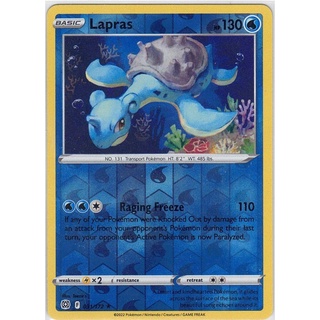 [Pokémon] Lapras Common / Reversed Rare from Sword &amp; Shield-Brilliant Stars