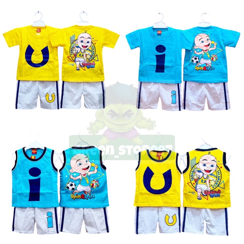 UPIN IPIN SHORT SUITS UPIN IPIN CLOTHES UPIN IPIN CHILDRENS DAILY SUITS UPIN IPIN SINGLET CLOTHES