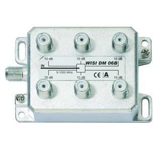 WISI DM06B 6way splitter Frequency range 5...1000 MHz