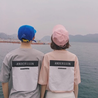 พร้อมส่ง‼️เสื้อยืดคอกลมลายหน้าหลังตามภาพ ใส่ชิว