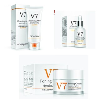 V7 WHITENING Set 3 ชิ้น(โฟม V7+ เซรั่ม V7+ ครีมบำรุงV7)