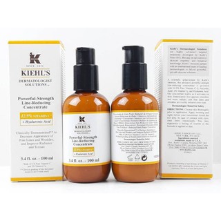 ฟื้นบำรุงผิวจากความร่วงโรย ต่อต้านริ้วรอย Kiehl’s Powerful-Strength Line-Reducing Concentrate 12.5% Vitamin C