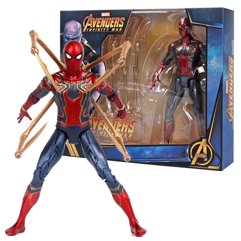 ฟิกเกอร์ model💥Original💥 Marvel Avengers Infinity War Spiderman Battle Suit Action Figure toys