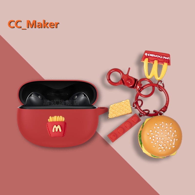 For JEEP EW011 Case Cartoon Burger Keychain Pendant JEEP EW011 Silicone Soft Case Cute Shiba Inu Pen