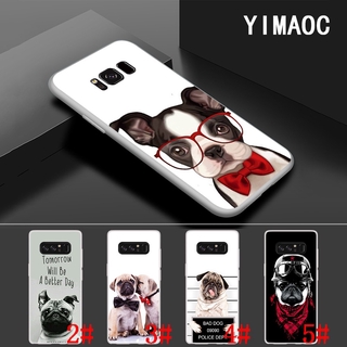 เคสโทรศัพท์มือถือลายการ์ตูน Pug สําหรับ Samsung S 7 Edge S 8 S 9 S 10 Plus S 10e 79 F