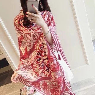 ผ้าพันคอและผ้าคลุมไหล่ คุณภาพอย่างดี กันหนาว กันลม แต่งสวย ราคาสุดคุ้ม พร้อมส่งในไทย
