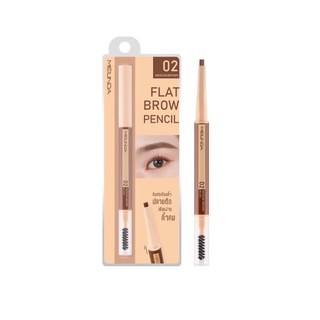 Mei Linda Flat Brow Pencil #MC3113 : meilinda เมลินดา แฟลท บราว เพนซิล ดินสอเขียนคิ้ว x 1 ชิ้น svl