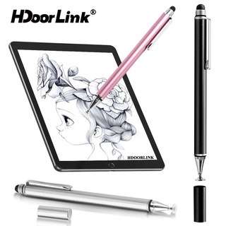 HdoorLink Stylus Pen 2in1 (พร้อมส่งทุกสี) ปากกาสไตลัสรุ่น Soft touch!! ปากกาทัชสกรีน ปากกาเขียนหน้าจอ