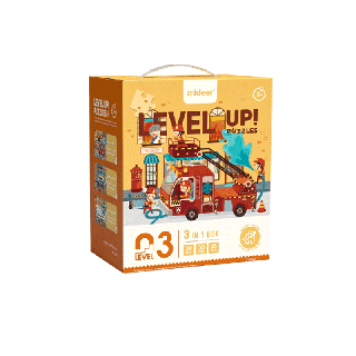 Mideer มิเดียร์ Level Up! Puzzles Level 3 -3 in 1 จิ๊กซอว์นักกู้ภัย-3 CT7049