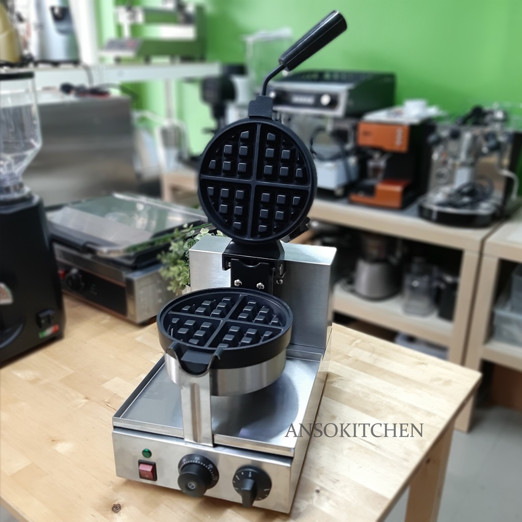 Rotating Waffle Maker เครื่องทำวาฟเฟิล เตาอบวาฟเฟิล แบบพลิกหน้าเตาได้ รุ่น FY-2205
