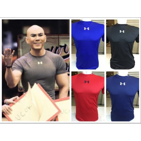 BASELAYER SHORTSLEEVE UNDERARMOUR Short Sleeve GYM Sportswear จัดส่งฟรี