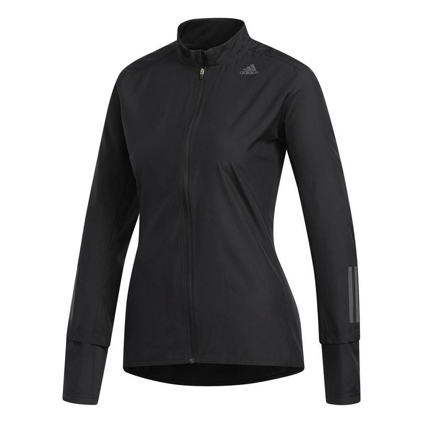 Adidas เสื้อแจ็คเก็ต WOMEN RUNNING Jacket Response แท้ สี Black