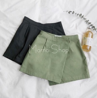 พร้อมส่ง☘Green mini skirt 🍀