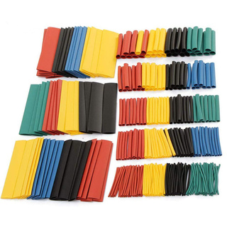 82PCS/Set 2:1 Polyolefin Heat Shrink Tubing Cable Tube Sleeving Kit Wrap Wire Set 4 Colors 8 Sizes