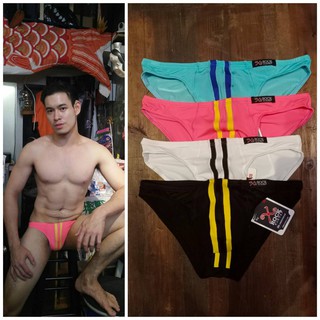 กางเกงในชาย Spandex Bikini รุ่นสองแถบกลาง