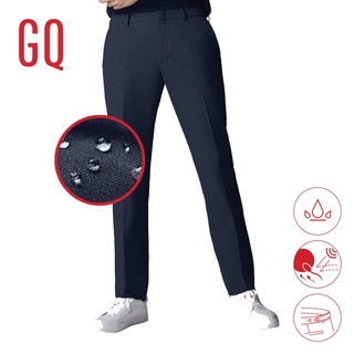 GQ PerfectPants™ กางเกงขายาวผ้าสะท้อนน้ำ สีกรมท่า