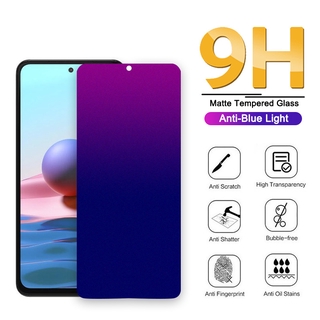 กระจกนิรภัยกันรอยหน้าจอ เนื้อแมตต์ กันแสงสีฟ้า สําหรับ Xiaomi Redmi A1 A2 Plus 10T 5G Note 12 12s 11 11s Pro 12c 10 10s 9s 9 9T 9A 9C 9i 8 8A 7 7A Pro Max 4G 5G