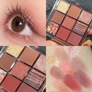 อายแชโดว์ 9สี DIKALU COCO VENUS eyeshadow 9color พาเลทอายแชโดว์ 9สี เนื้อดินน้ำมัน เนื้อใยไหม ประกายชิมเมอร์ ที่ทาตา 9สี