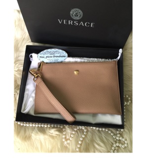 New versace wrist bag no