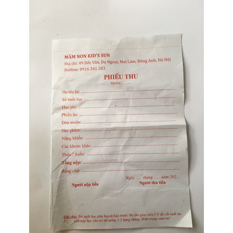 Combo 10q ใบเสร็จรับเงินพิมพ์ตามความต้องการ