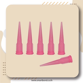 Dispensing เข็มหยอดกาวแบบพลาสติก รุ่น TT Tapered tips 20G สี Pink [ 50 ชื้น/กล่อง ]