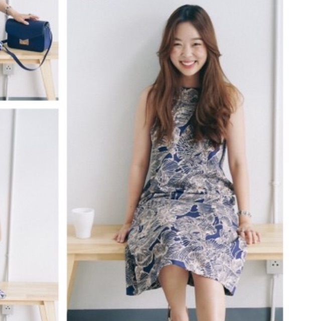 Lookbook:) honeydress navy floral