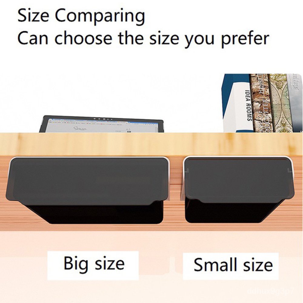 Under Table Desk Drawer Stationary Box Self-adhesive Under-drawer ...
