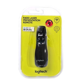 Logitech R400 Laser Pointer Wireless Presenter(By Shopee  SuperTphone1234)