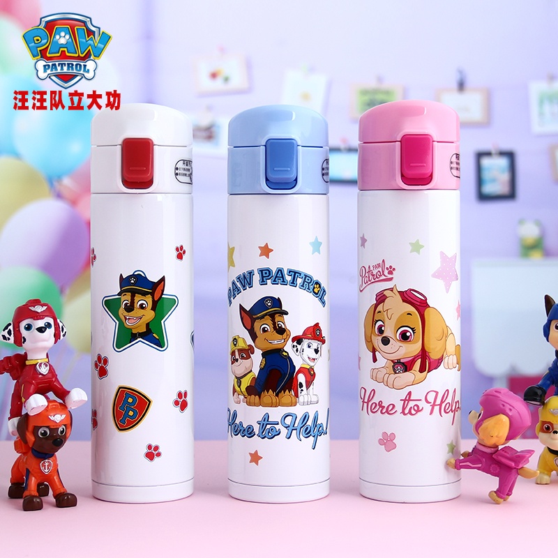 PAW Patrol  กระติกน้ําสเตนเลส 304 แบบตรง แนวแฟชั่น สําหรับเด็ก และผู้ใหญ่