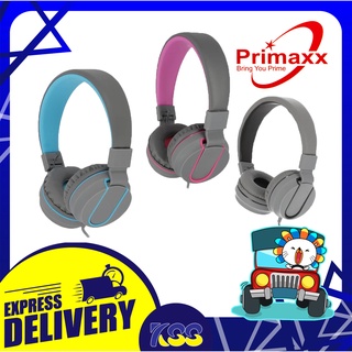 หูฟังมือถือ หูฟังคอมพิวเตอร์ PRIMAXX SE-5222 HEADPHONE SMLLTALK แจ็ค 3.5mm. คุยโทรศัพท์ได้ รับประกัน 3 เดือน