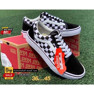 รองเท้าผ้าใบ⚡Vans Old Skool ☑️ลิขสิทธิ์แท้100%  รองเท้าผ้าใบผู้ชาย-ผู้หญิง รองเท้าออกกำลังกาย รองเท้าวิ่ง รองเท้ากีฬา