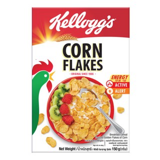 คอร์นเฟลกส์ อาหารเช้า ซีเรียลธัญพืช 150 g. (Kelloggs Corn Flakes)