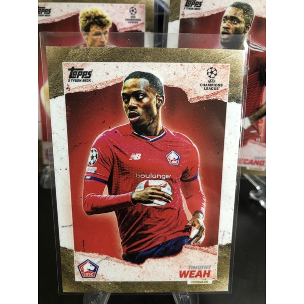 2021-22 Topps Gold X Tyson Beck UEFA Champions League Soccer Cards LOSC Lille