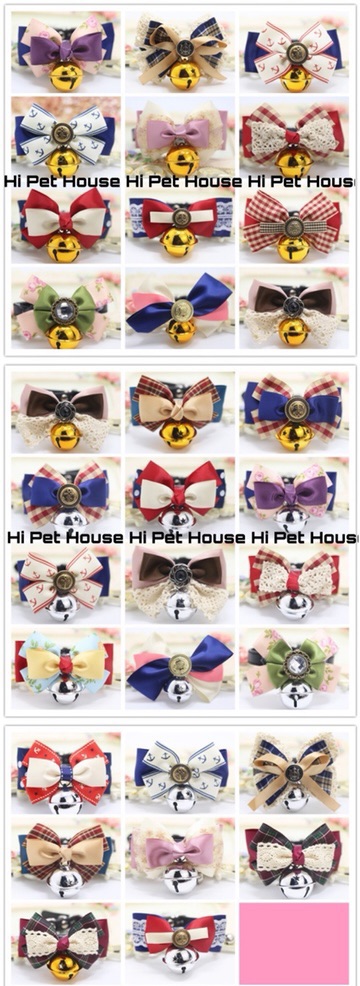 MILLY HOUSE♥ Pet Bow Tie ปลอกคอประดับโบว์สำหรับสัตว์เลี้ยง