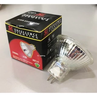 SL LIGHTING | Halogen MR16 หลอดฮาโลเจน ขั้ว MR16 มีกระจกและไม่มีกระจก รุ่น SL-9-JCDR-220V 50W, SL-9-JCDR+C 220V 50W