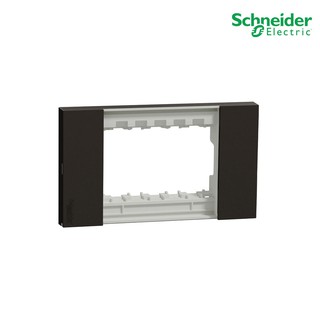 Schneider รุ่น AvatarOn A : M3T03_BK ฝา 3 ช่อง สีดำ 3 Gang, Black สั่งซื้อได้ที่ร้าน PlugOn