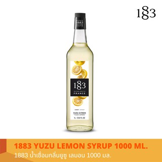 ราคา1883 น้ำเชื่อมกลิ่นยูสุ เลมอน 1000 มล.(1883 YUZU LEMON SYRUP 1000 ml.)