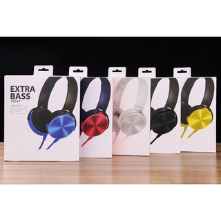 หูฟัง Extra Bass หูฟังครอบหู รุ่น 450AP Stereo Headphoneช่องเสียบ3.5 ใช้ได้กับทุกรุ่น สินค้าพร้อมส่ง