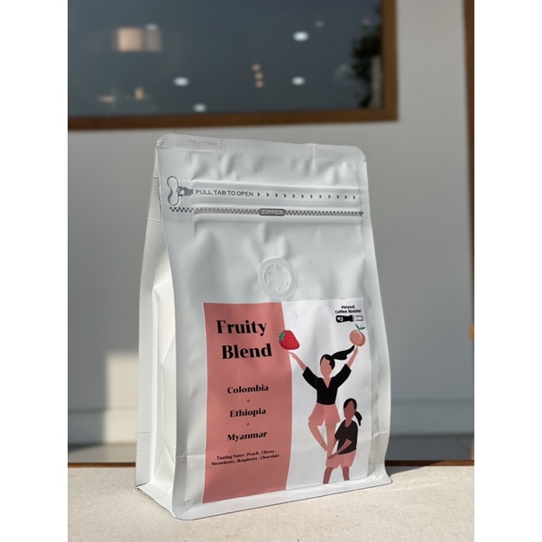 เมล็ดกาแฟ Fruity Blend[Colombia+ Ethiopia + Myanmar]