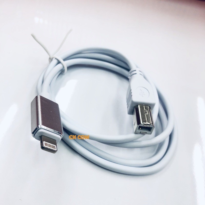 1M 8Pin อะแดปเตอร์ USB Type B ADAPTER OTG ชาย-ชายสำหรับ iPhone iPad อิเล็กทรอนิกส์ดนตรีเครื่องเสียงอินเทอร์เฟซ