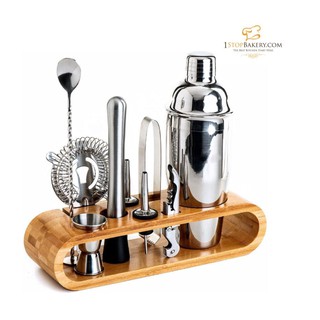 Dift Wood Platfrom 9 pcs Cocktail Set / ชุดค็อกเทล