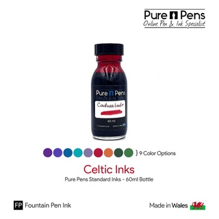 Pure Pens Celtic Ink 60ml Bottle - หมึกเติมปากกาเพียวเพนส์ เคลติก