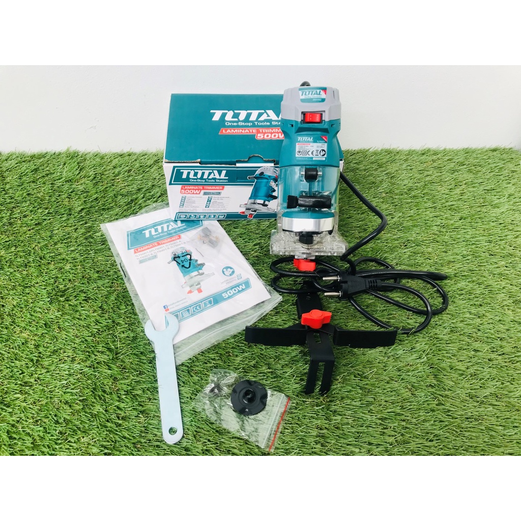 Total เร้าเตอร์ ทริมเมอร์ ไฟฟ้า 1/4" TLT5001 ไม่แถมดอก 500W